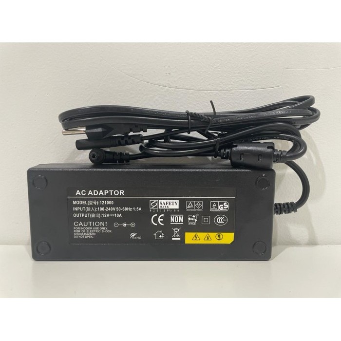 Terbaru Adaptor 12V 10A / Adaptor 12 Volt 10 Ampere termurah