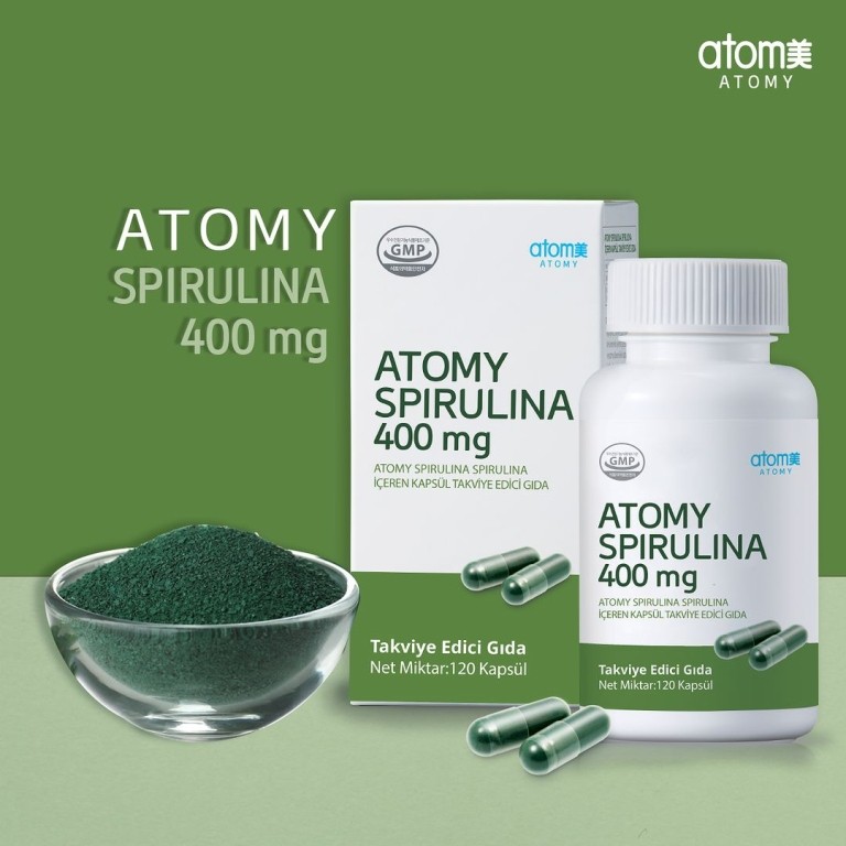 Atomy 100% PURE SPIRULINA 120 kapsul Original Korea