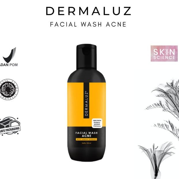 Dermaluz Facial Wash Acne With Ekstrak Lemon (Sabun Jerawat)