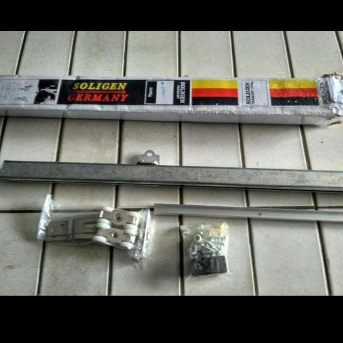 Rel Gantung Pintu Geser Sliding Aluminium Kayu Soligen J5