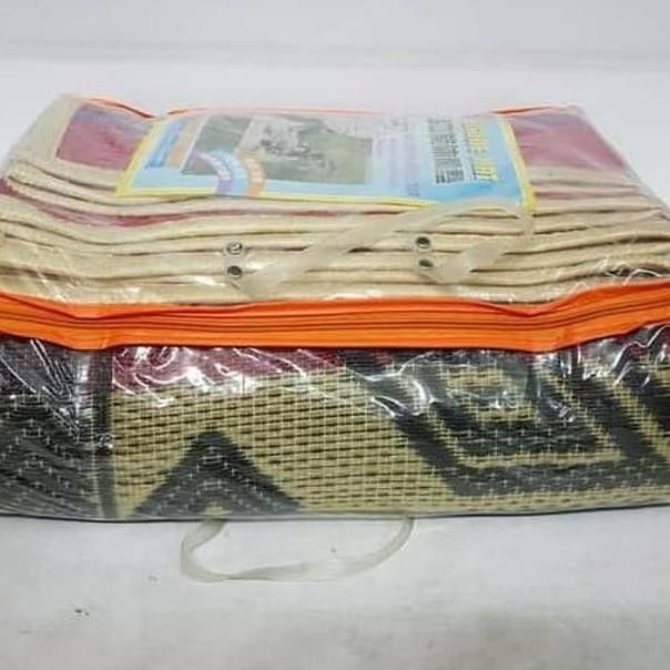 Tikar Plastik (Leisure Mat) Uk 2X3 / Karpet Tiker Lipat Piknik
