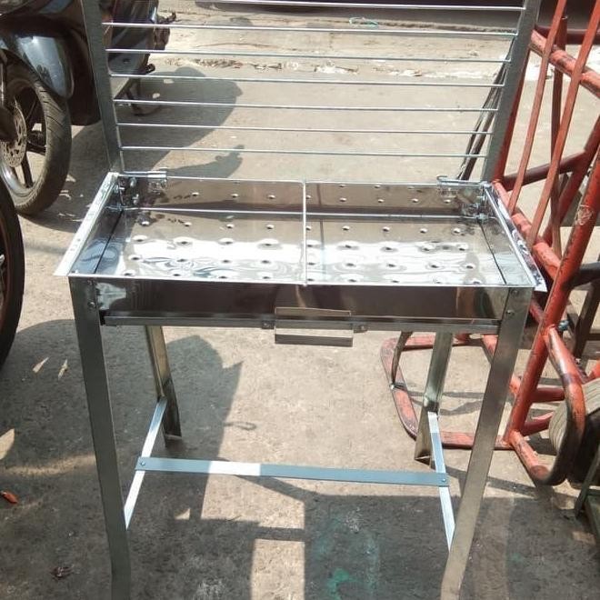 Bakaran Arang Stainless/Panggangan Arang Stainless Ayam Sate Ikan