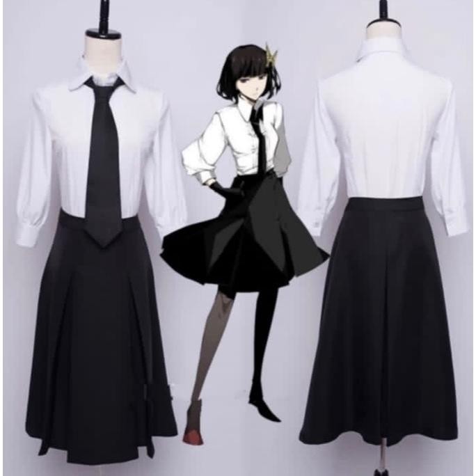 Buruan Akiko Yosano Costum Cosplay Hq High Quality