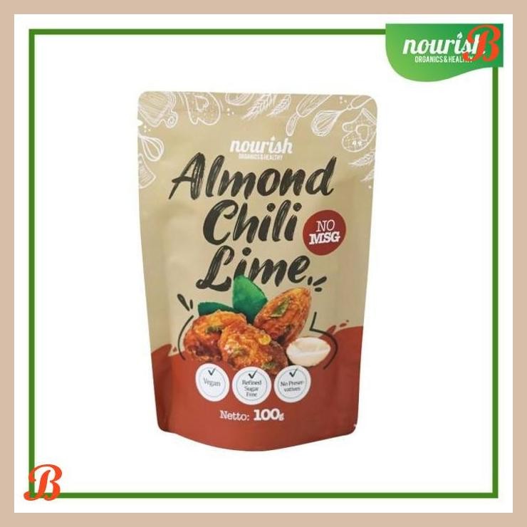 

| NN | ALMOND CHILI LIME - ALMOND RASA PEDAS SEGAR DAUN JERUK 100GR