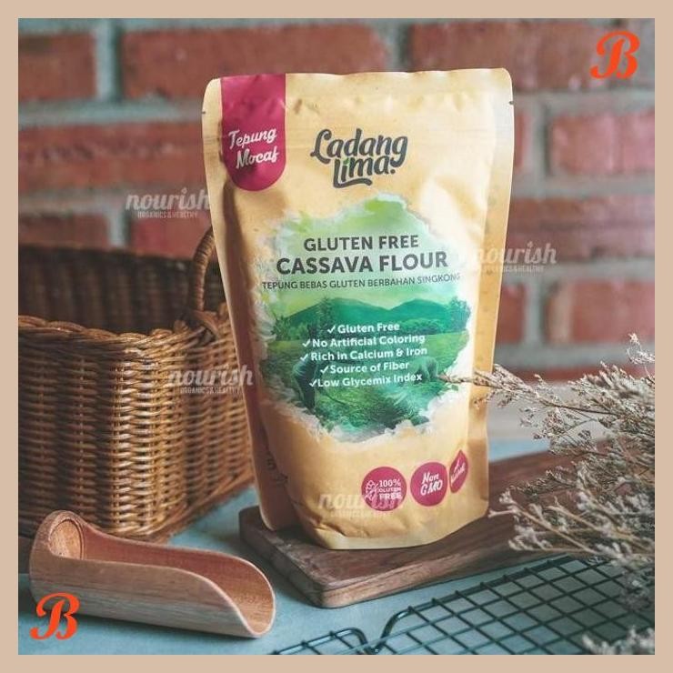

| NN | LADANG LIMA, GLUTEN FREE CASSAVA FLOUR 500GR