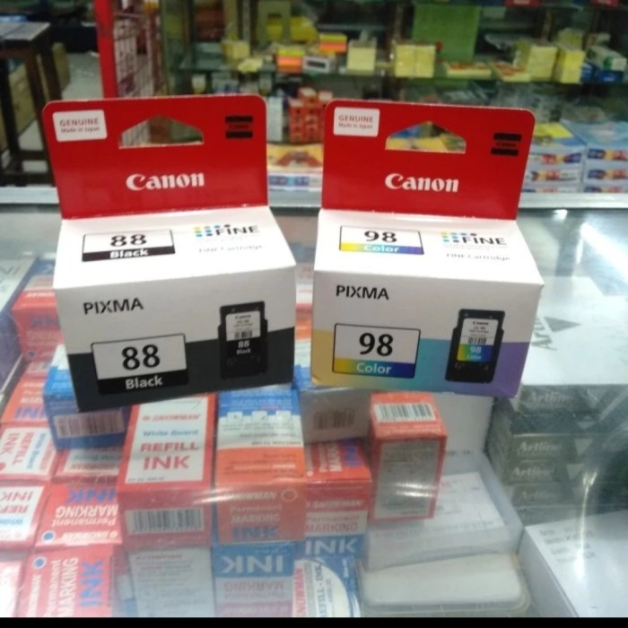 

PAKET TINTA CANON 88 DAN 98 ORIGINAL