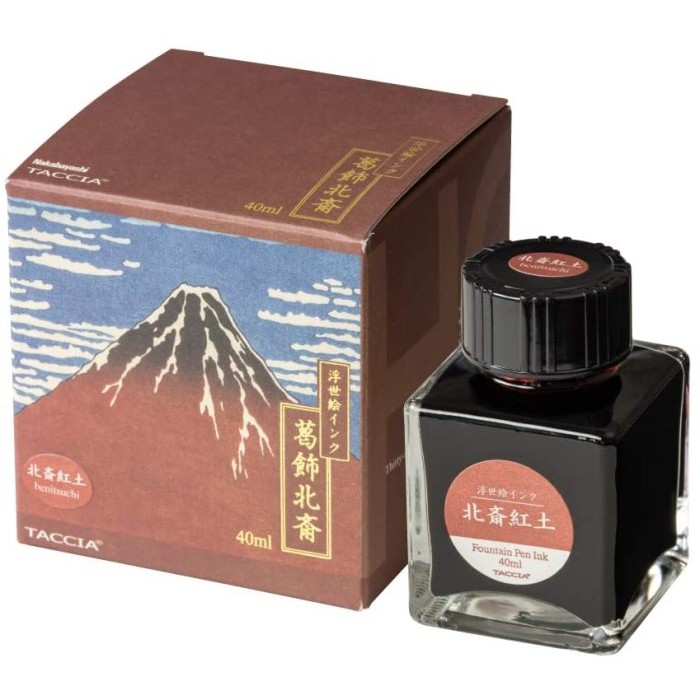 

TACCIA TFPI-WD42-1 Fountain Pen Ink, Katsushika Hokusai, Benitsuchi