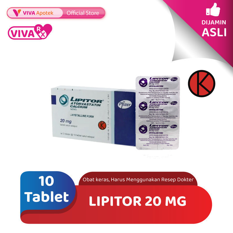 Lipitor 20 mg (10 Tablet)