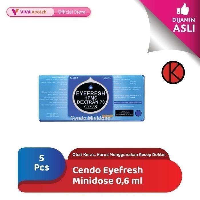 Cendo Eyefresh Minidose 0,6 ml (5 Pcs)