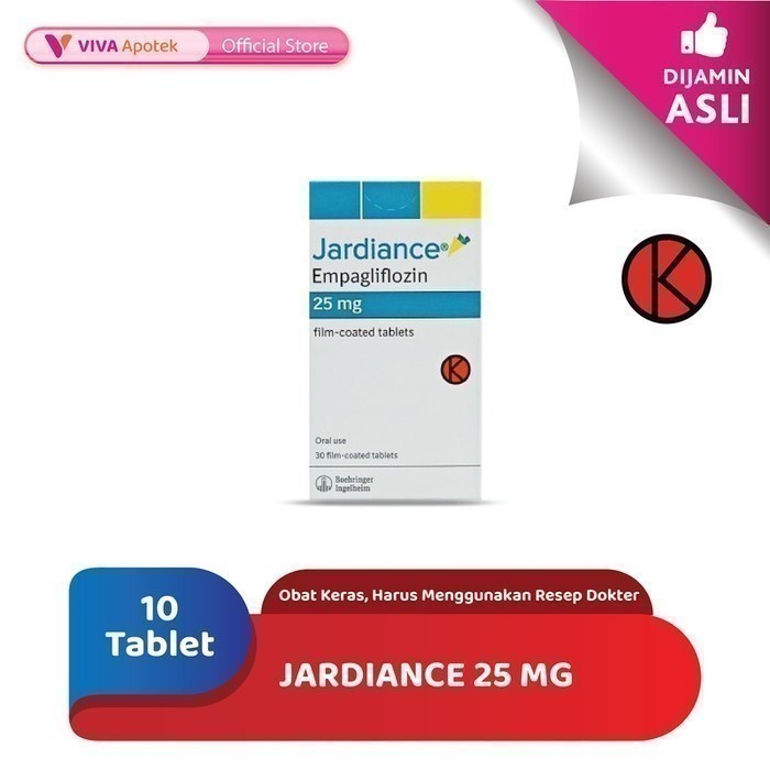 Jardiance 25 mg / Empagliflozin / Diabetes Melitus (10 Tablet)