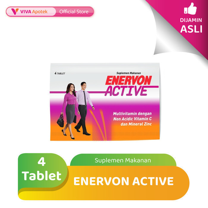 Enervon Active Suplementasi Vitamin C (4 Tablet)