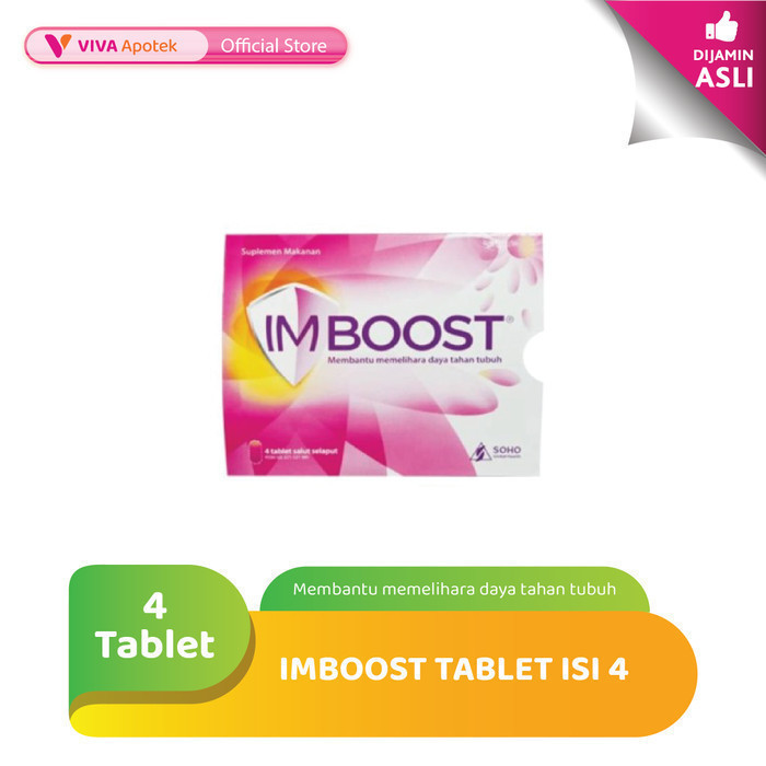 Imboost untuk Memelihara Daya Tahan Tubuh (4 Tablet)