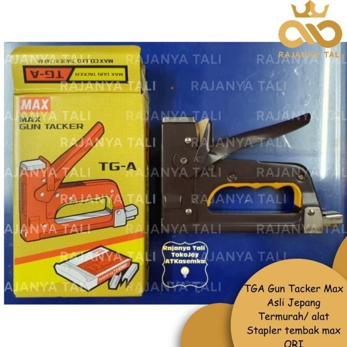 

TGA GUN TACKER MAX ASLI JEPANG TERMURAH/ ALAT STAPLER TEMBAK MAX ORI ORIGINAL DAN TERPERCAYA