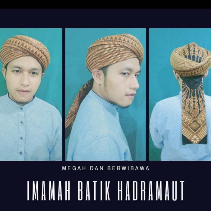 Peci Imamah Permanen Batik