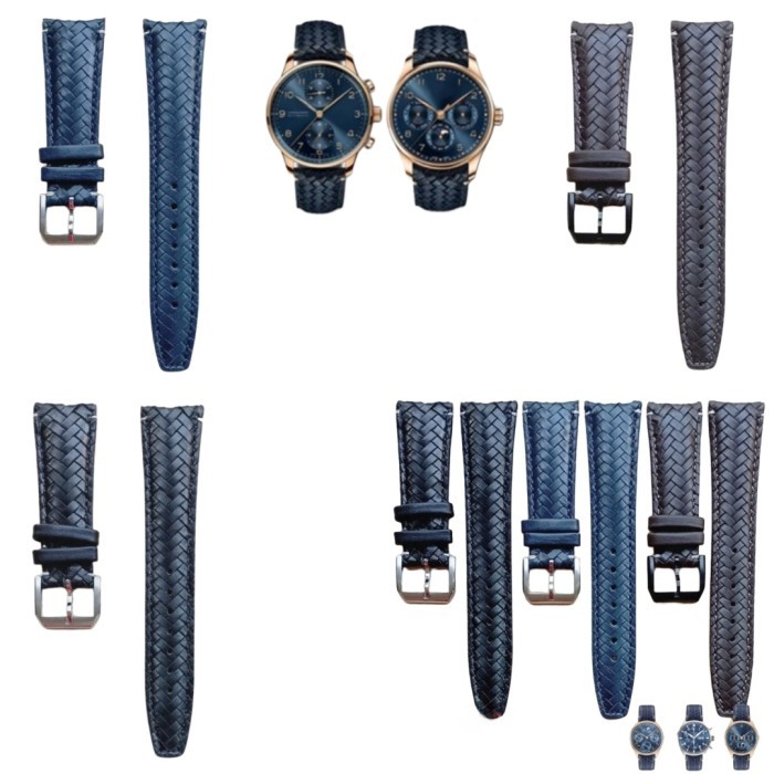 Jual Tali Jam Tangan 22 Mm Strap Cowhide Woven Iwc Portugieser 9042.22