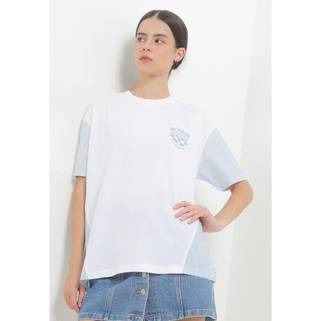 Hush Puppies Kaos Wanita Olesia White