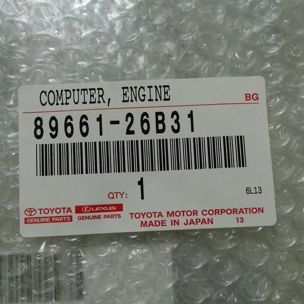 Komputer ECU Toyota Hiace commuter 2012 2013 2014 ORI 89661-26B31
