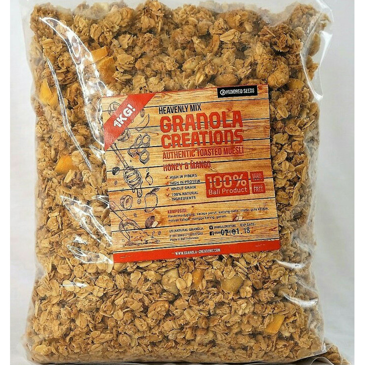 

Cemilian Diet Sehat Muesli Sereal Granola Honey Manggo