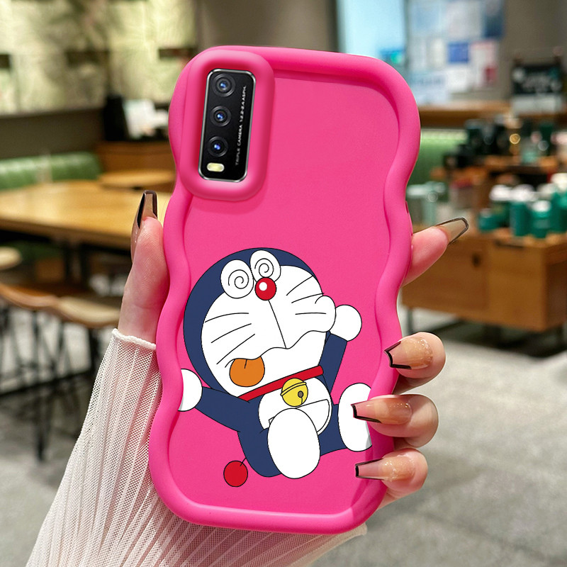 Casing Hp Untuk VIVO Y20 Y20i Y20s Y12s Y12a Y20T Y11s Y30G Case Casing Doraemon Kartun HP Kesing So