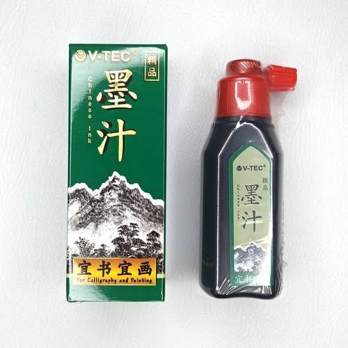 

V-TEC VTEC V TEC CHINESE INK TINTA CINA BAK HITAM LUKIS KALIGRAFI