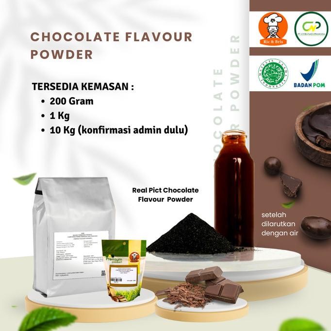 

Chocolate Flavour Powder / Perisa Bubuk Coklat / Perasa Flavor Coklat