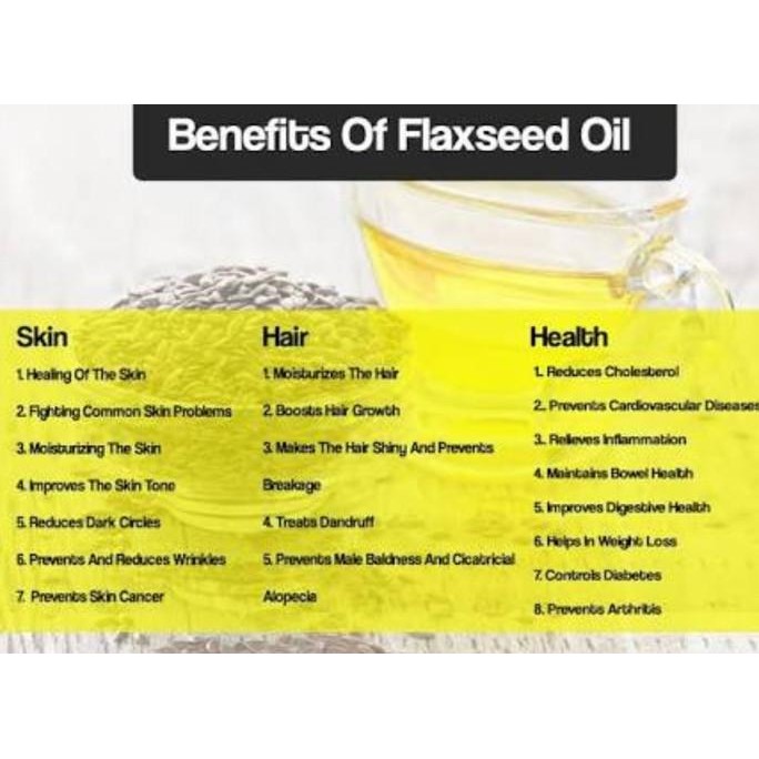 

Organic Flaxseed Oil 50 ml/Cold Pressed/Unrefined/Food Grade