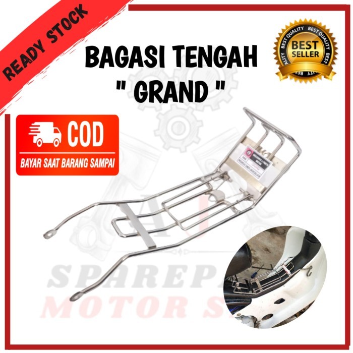 Rak Keranjang Jepit Kranjang Bagasi Tengah Motor Astrea Grand Ful Besi