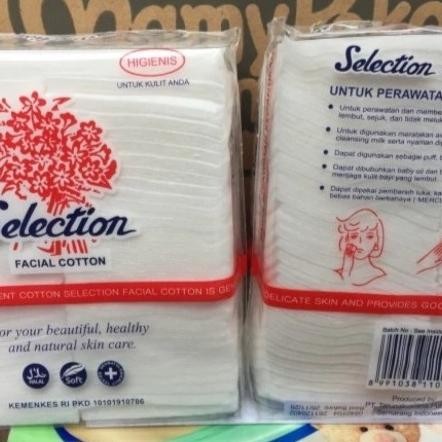 [ 1 Lusin ] Kapas Selection 35Gr Facial Cotton Wajah 35Gr