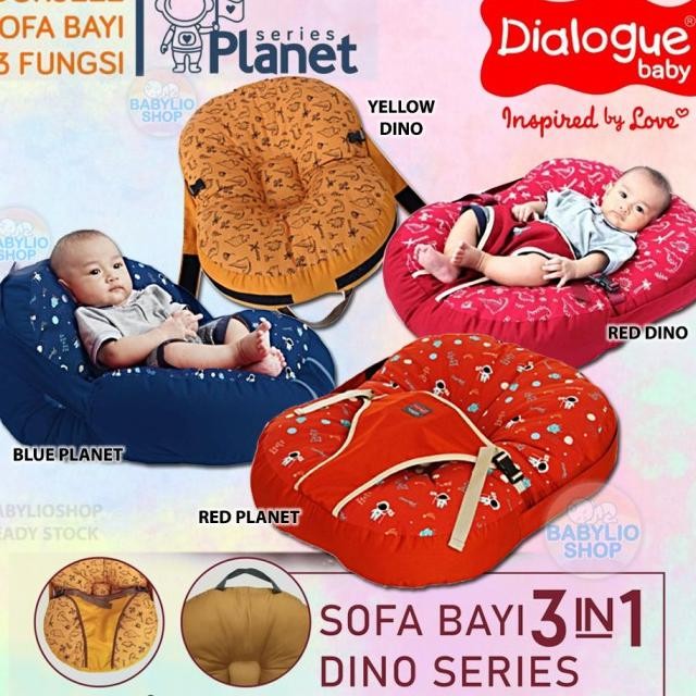 Dialogue Baby Sofa Bed 3 In 1 Matras Tidur Tempat Duduk Kasur Bayi