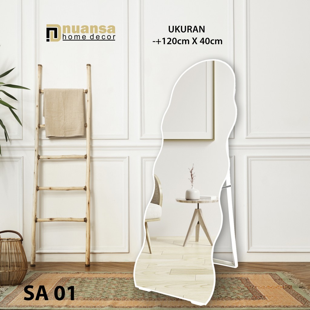 RB Cermin Standing Aesthetic - Aesthetic Mirror - Standing Mirror Aesthetic