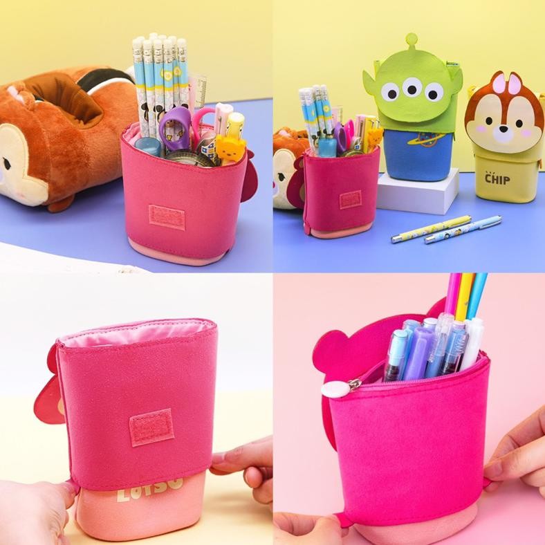 

Promo Meriah disney tsum pencil box kotak pensil tempat pensil stationary box disney Viral