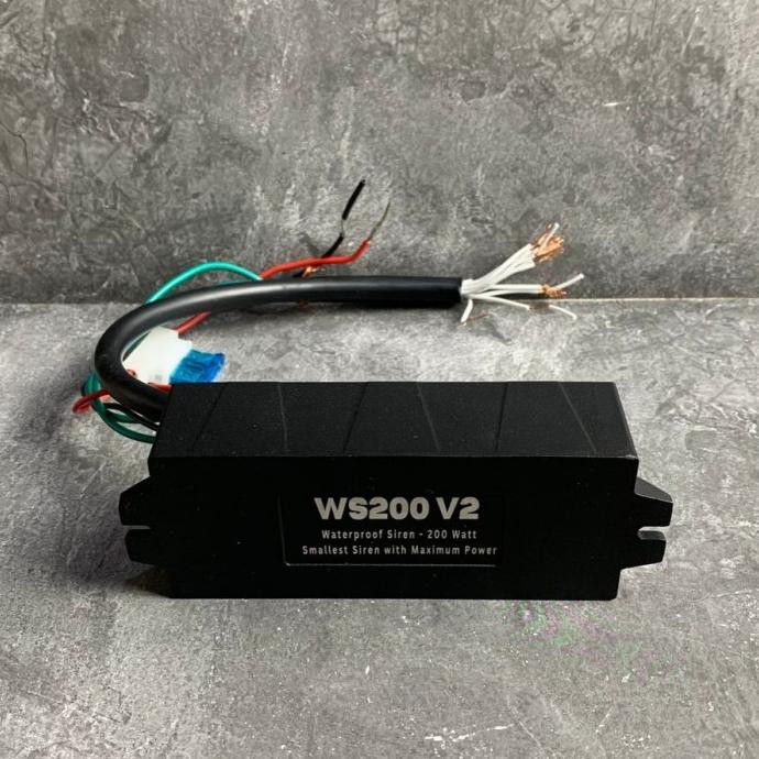 WS200 Waterproof siren switch 200 watt sirine motor alternatif wpa wpm