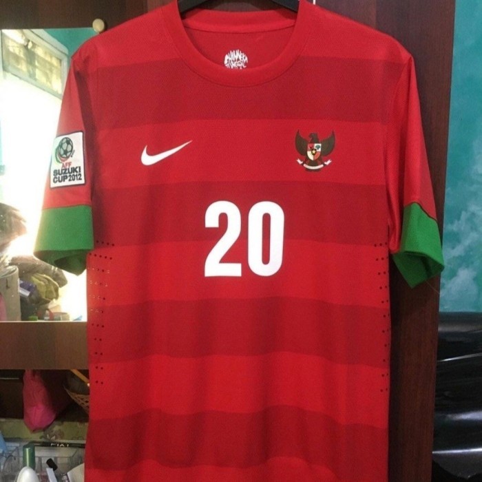 BAMBANG PAMUNGKAS #20 TIMNAS INDONESIA AFF 2012 JERSEY PLAYER ISSUE PI