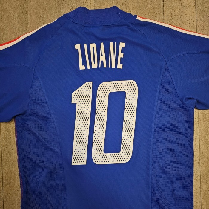 JERSEY FRANCE WORLD CUP 2002 ZIDANE NO 10 ORIGINAL SIZE S