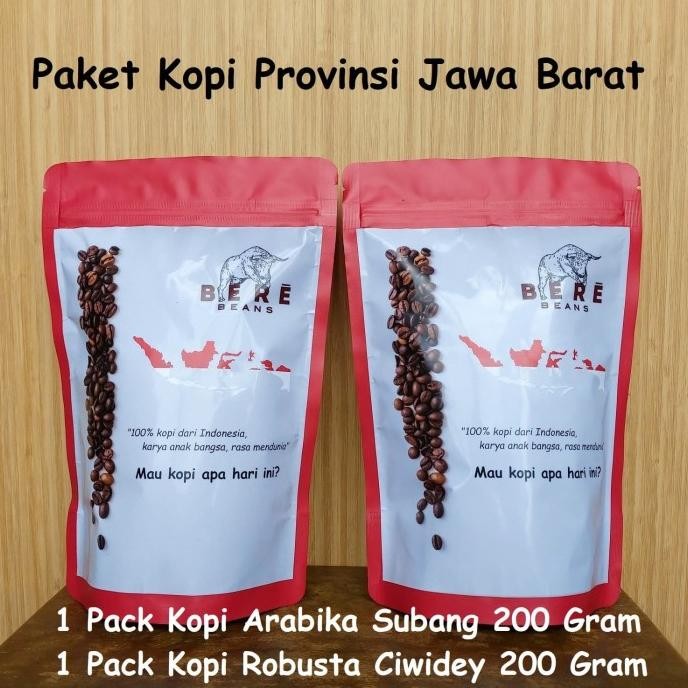 

PAKET KOPI JAWA BARAT 200 GRAM Bubuk / Biji Giling Coffee Bean Beans