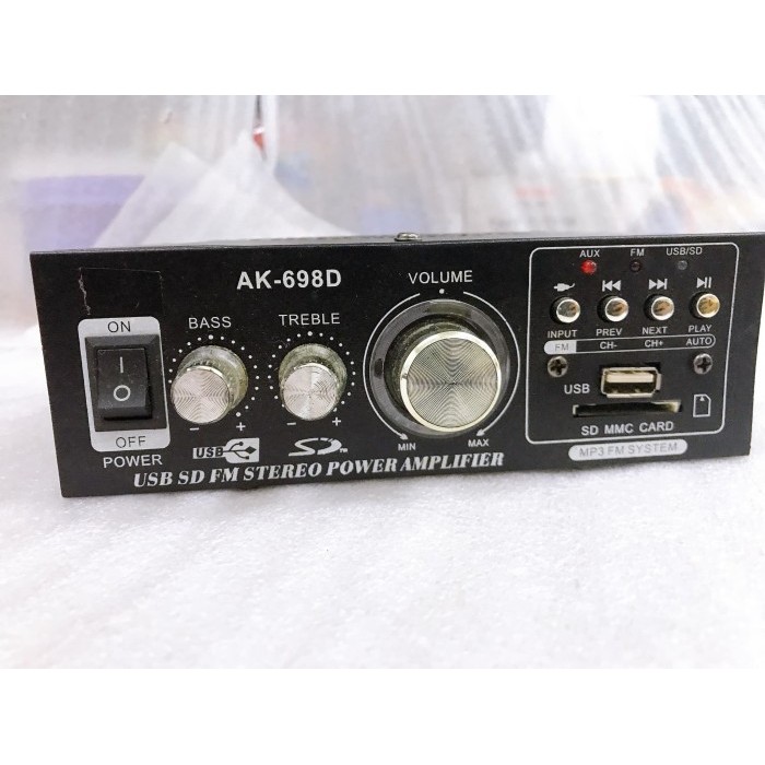 Usb Sd fm stereo power amplifier -Hifi Stereo Audio Amplifier