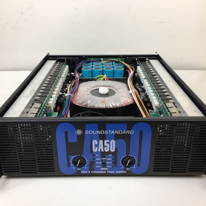 power amplifier soundstandard ca50 ca 50 driver macro