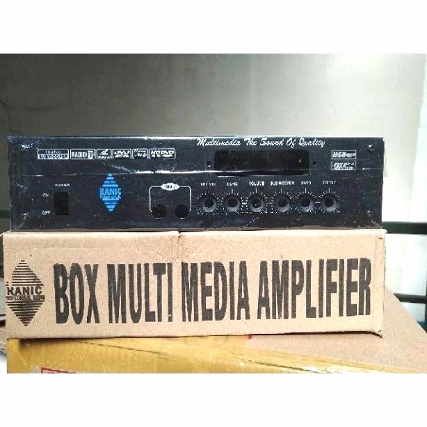 BOX AMPLIFIER MULTIMEDIA KARAOKE MP3 ECHO