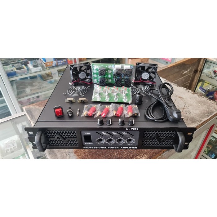 Box Power N7001 4ch 2u Komplit Aksesoris