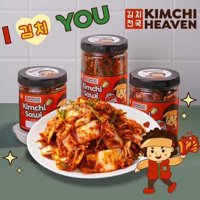 

800g Fresh Kimchi Korea in Jar (bs pilih varian) Halal