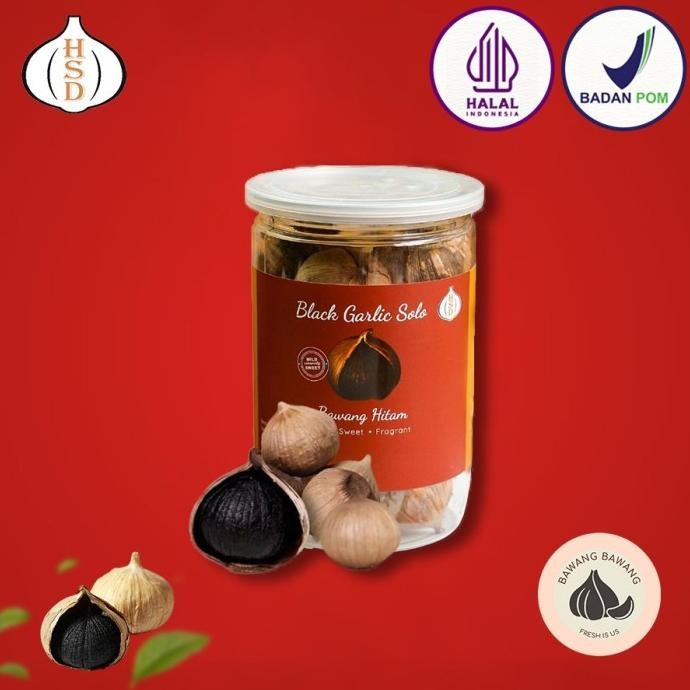 

PREMIUM JUMBO BAWANG HITAM BLACK GARLIC LANANG TUNGGAL HSD 220 GRAM