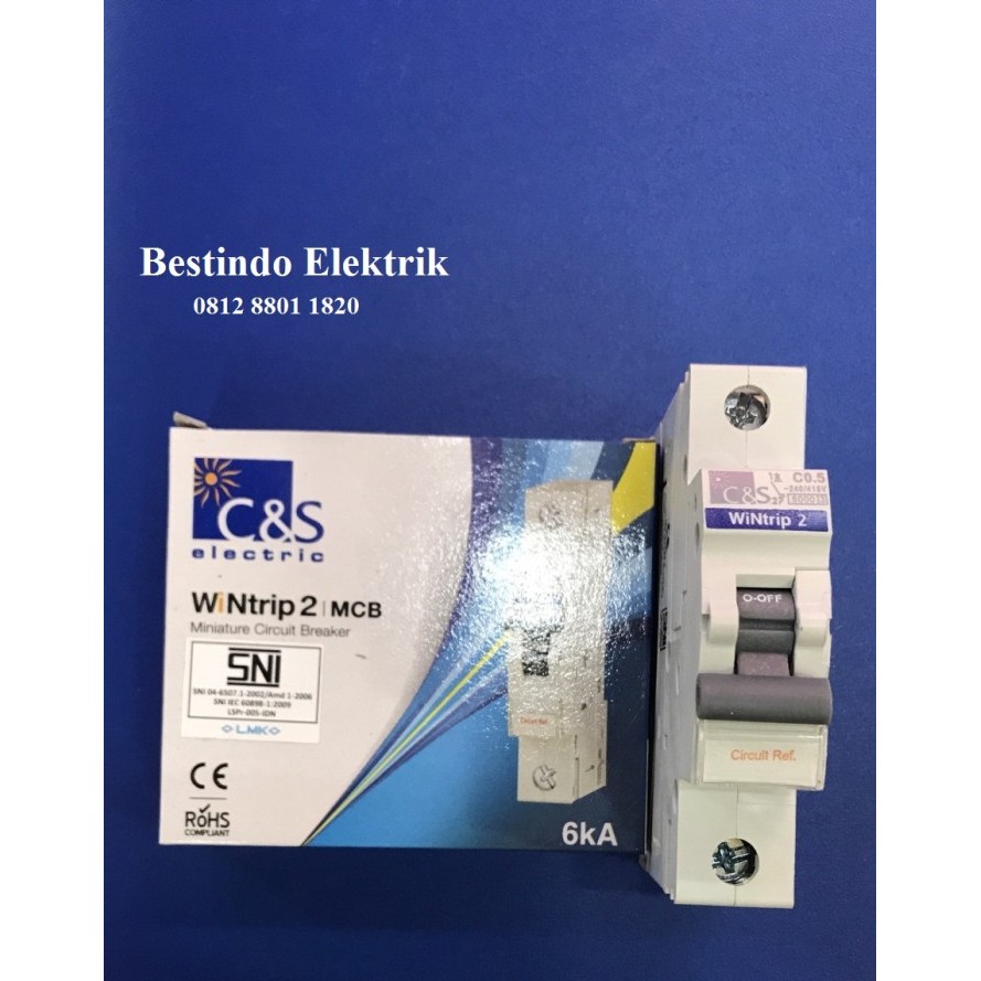 MCB C&S 0,5 Ampere / C&S 0,5A