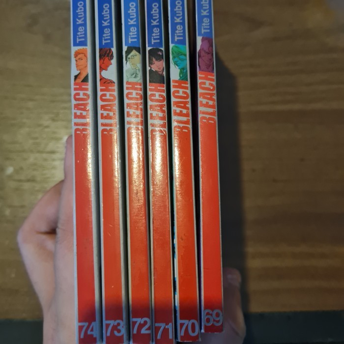 Komik Bleach Super rare set 69-74 kolpri mulus 99,9% ori