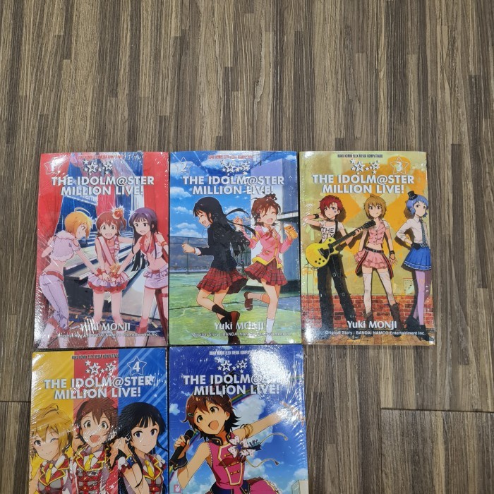 Komik Idol Master Million Live set vol 1-5 segel ori