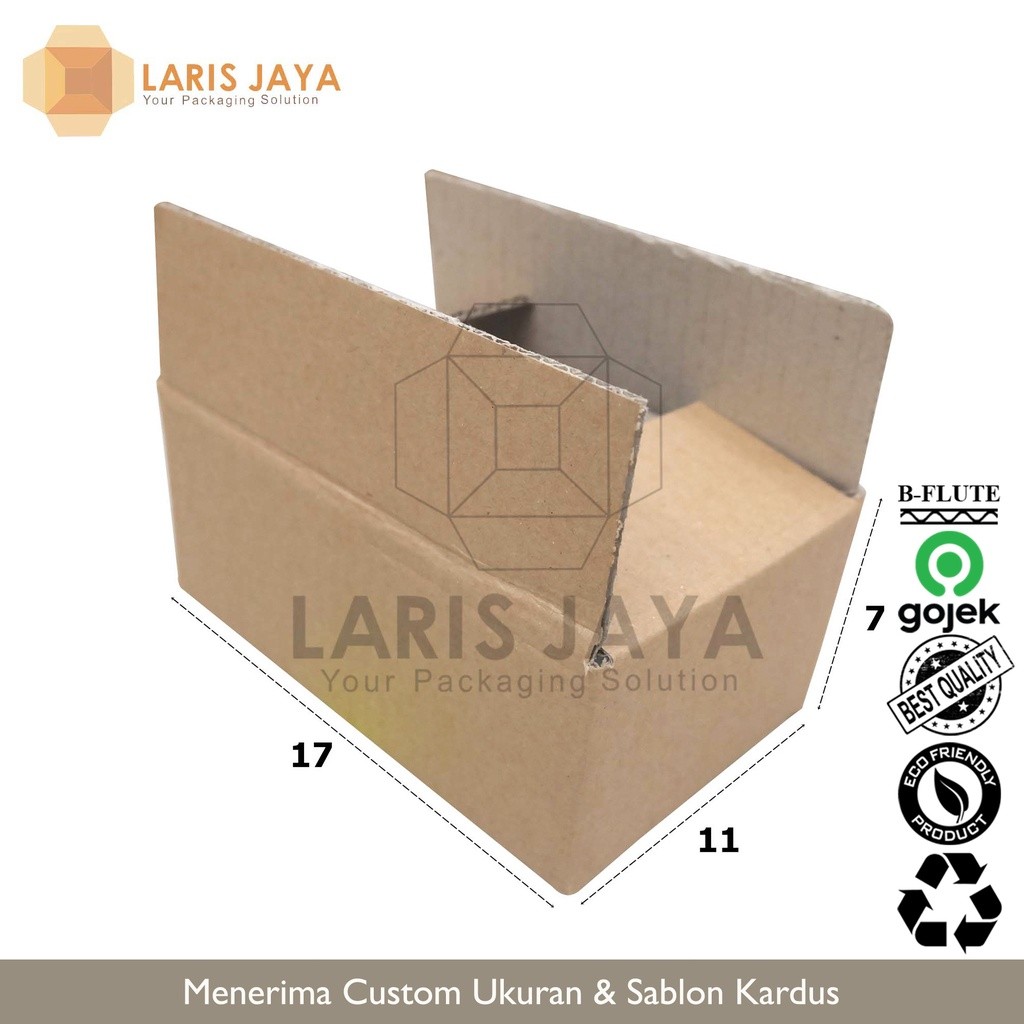 

Kardus / Box / Karton / Kotak Packing Aksesoris HP Kecil Polos - 17 x 11 x 7 cm ( Kardus 17 x 11 x 7