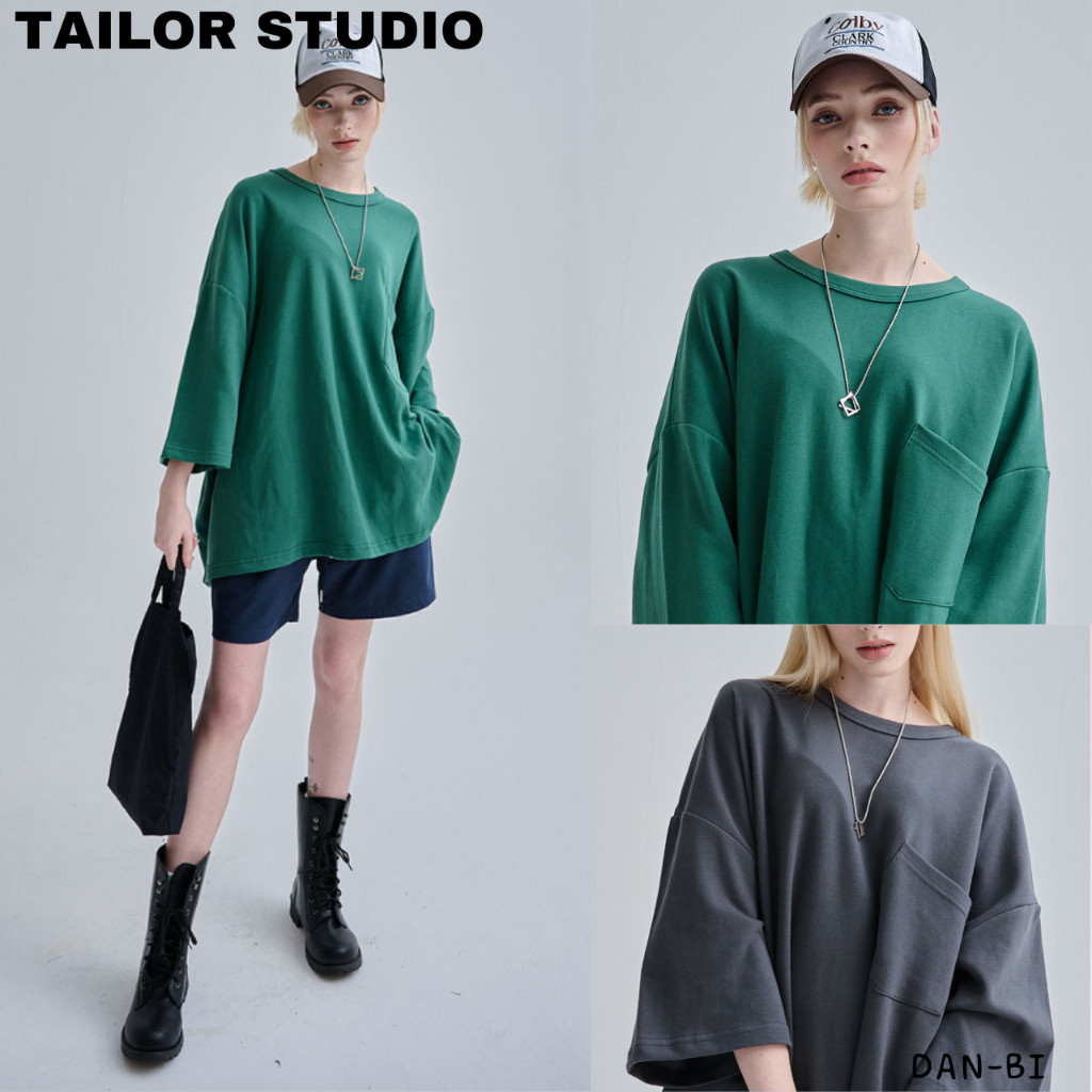 *TUJUH BELAS - WONWOO Pilih [TAILOR STUDIO] kaos standar tylor overfit / 7 warna / 100% asli |hUOmiP