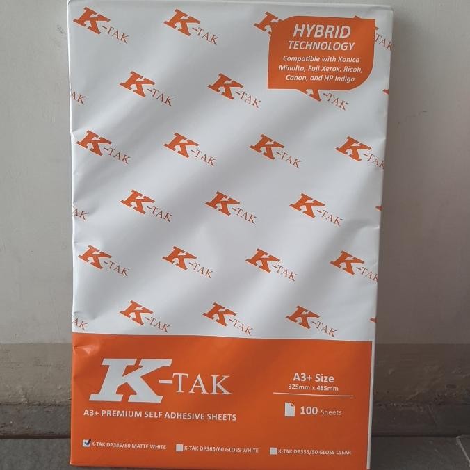 

BIG SALE STICKER VINYL K TAK A3+ PREMIUM HYBIRD TECHNOLOGY MATTE WHITE !!!!!