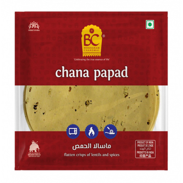 

Ready stock] BHIKHARAM CHANDMAL CHANA PAPAD 200 GM