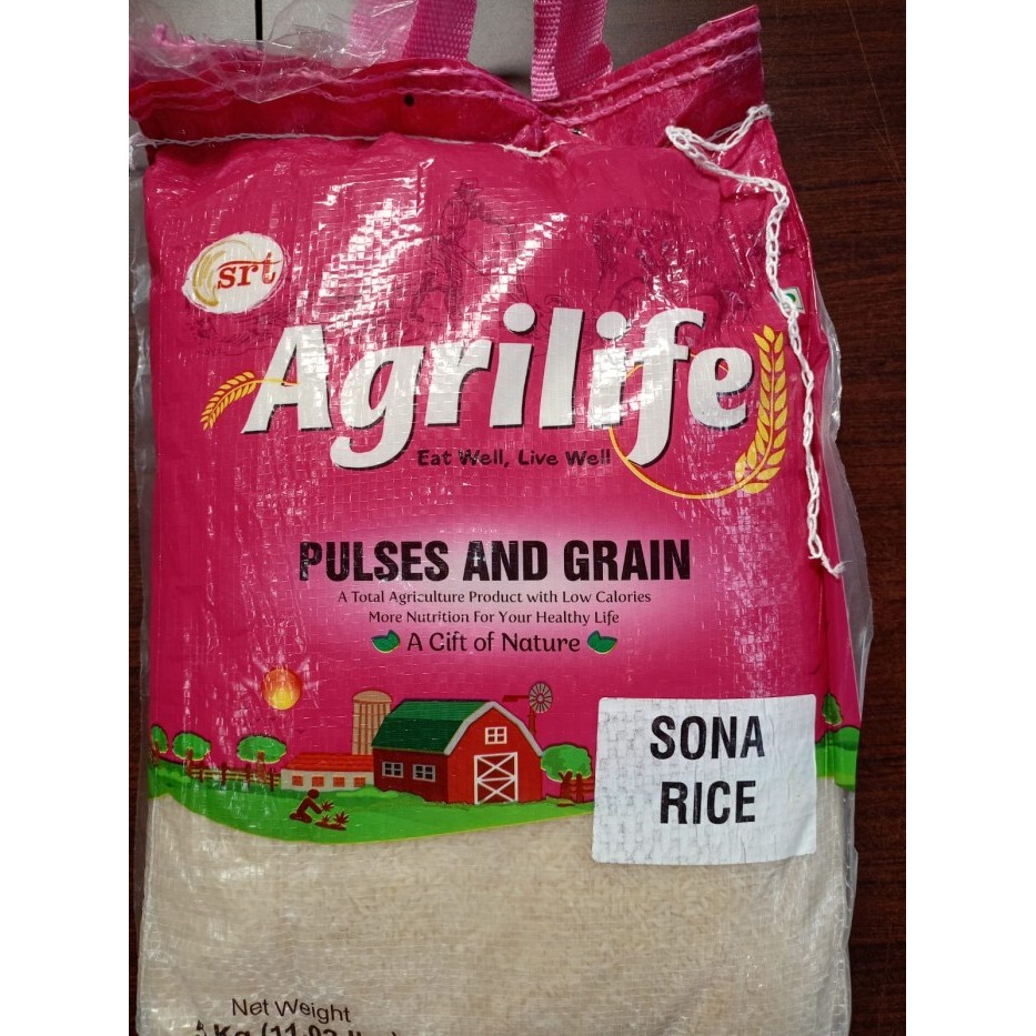 

populer] AGRILIFE SONA MASURI RICE 5 KG