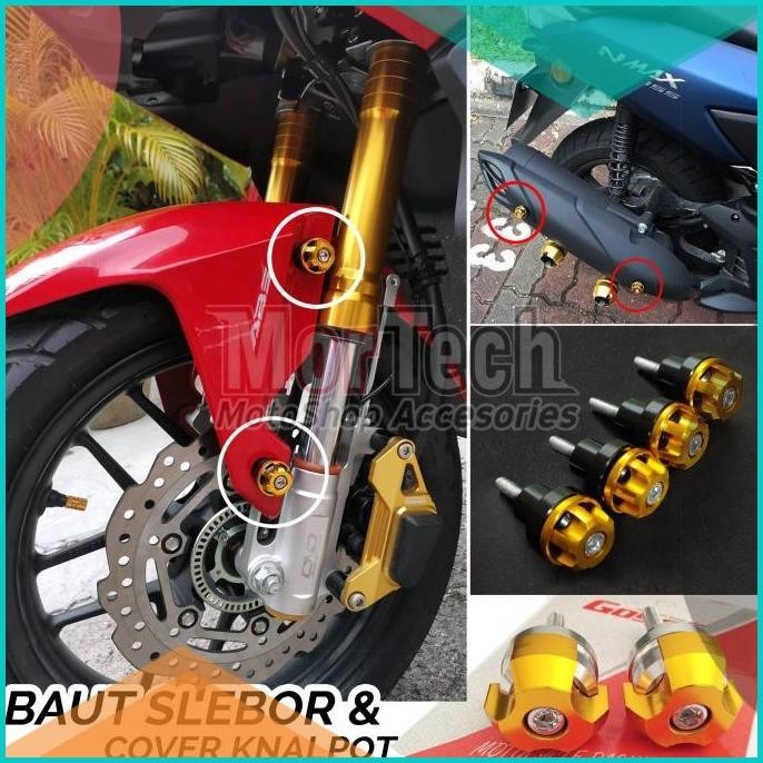 Baut - Jalu Spakbor Slebor Depan CNC Variasi Yamaha NMAX Aerox 155 14
